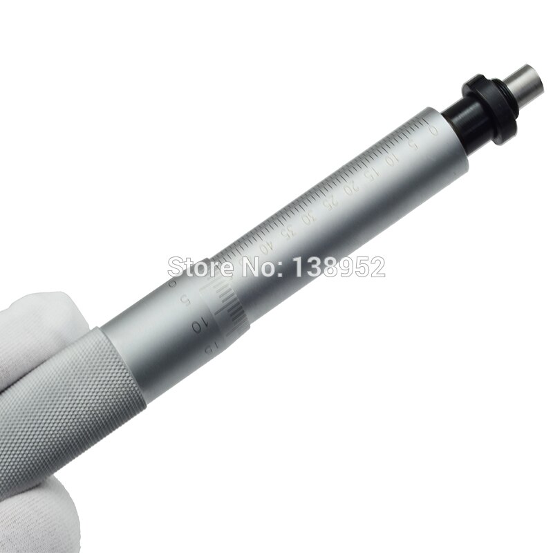 Tête micromètre 50mm, surface de mesure plate avec écrou