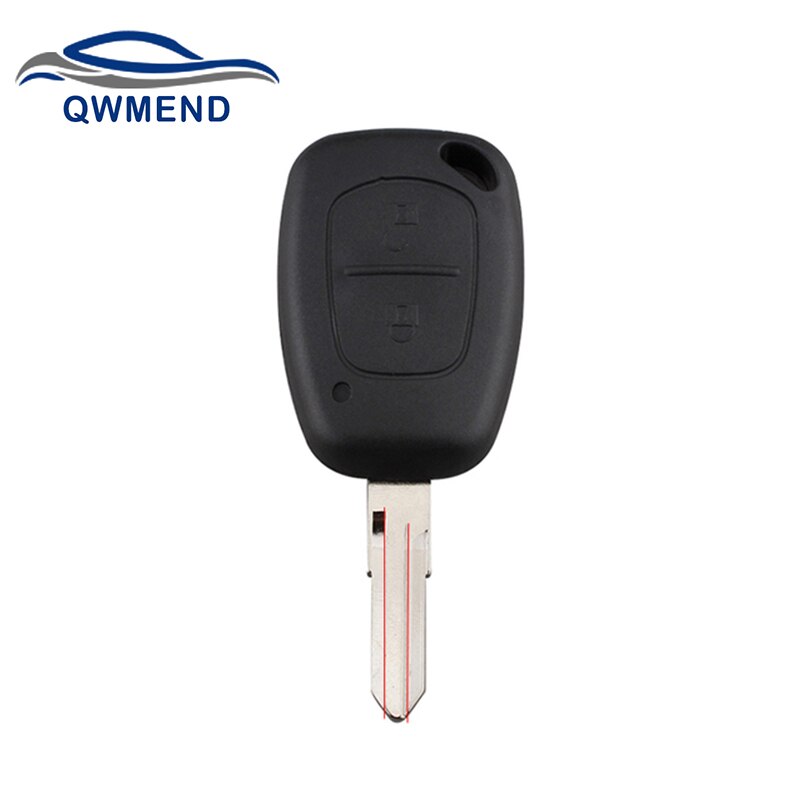 Qwmend Voor Renault Sleutel Shell 2 Knoppen Afstandsbediening Sleutelhanger Case Voor Vauxhall/Opel Vivaro/ Renault Movano Trafic renault Kangoo: model3