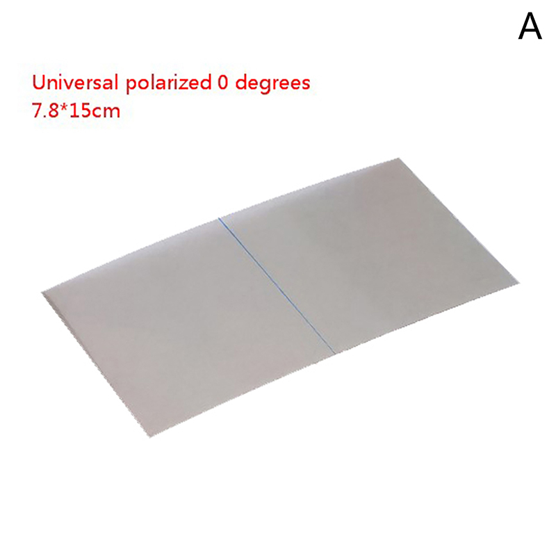 Various Sizes Polarizing Film Polarizer Watch Multimeter Calculator LCD Display Repair Polarization 0 Degree/90 Degree: Red