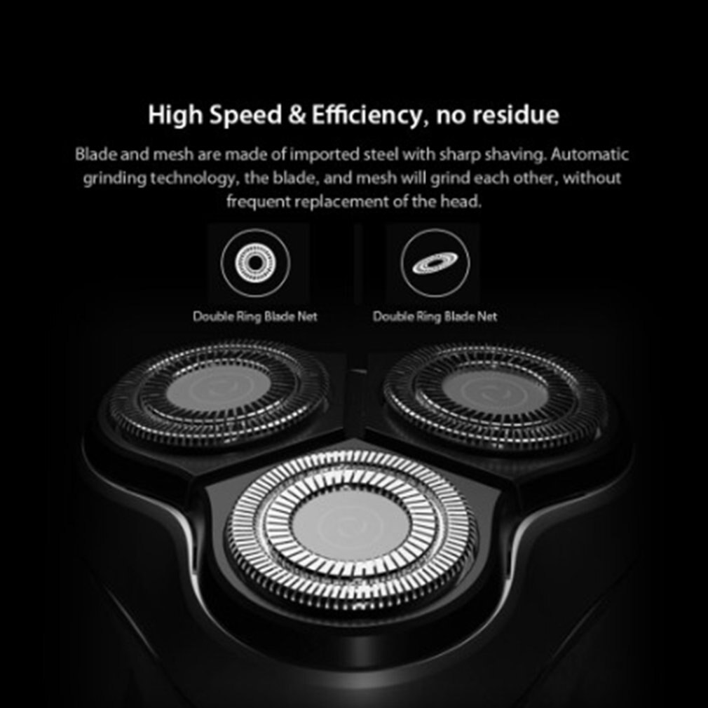 Afeitadora eléctrica 3D BlackStone-C, maquinilla de afeitar lavable, para Barba, ángulo, 1 ud.
