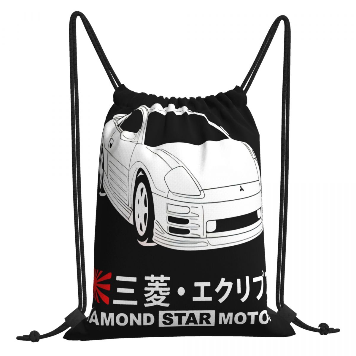 Mitsubishi-Bolsa de estilo occidental para hombre, mochila con cónico para ocio, Modelo Eclipse 3G Gt D53A 99 02, barata