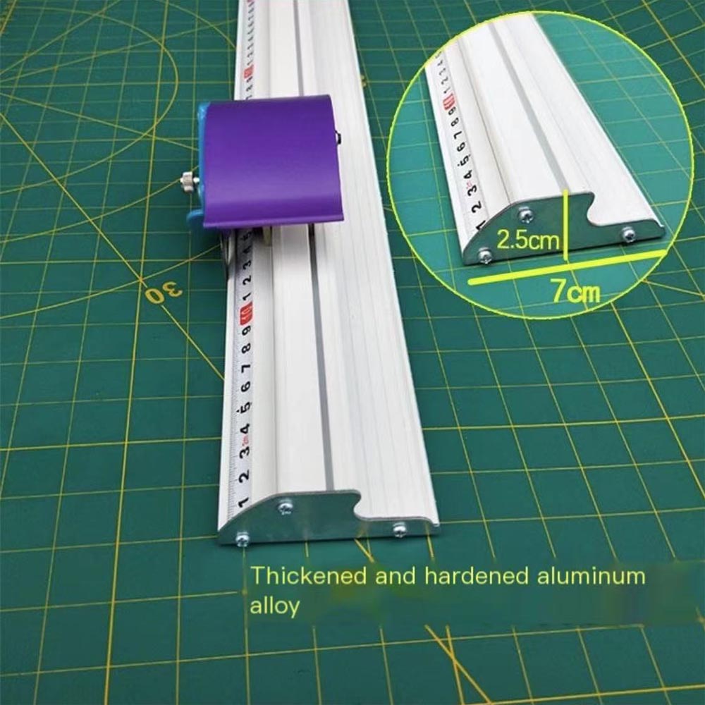 Aluminum Manual Sliding KT Board Trimmer Cutting Ruler, Photo Paper Trimmer Ruler, Photo PVC PET Cutter with Ruler