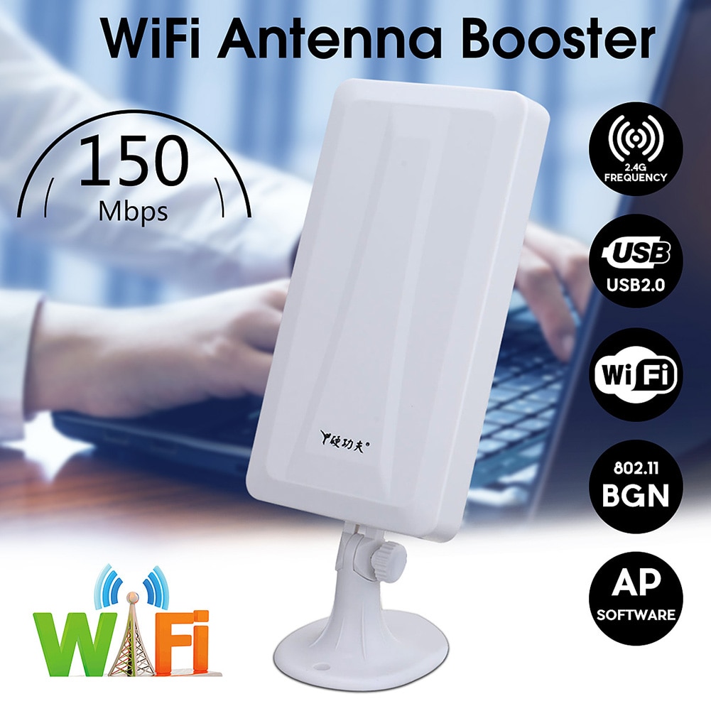 2500M Antenna Network Home Signal Easy Setup Outdoor Amplifier WLAN Wi-Fi Booster Repeater Booster Extender Wireless Long Range