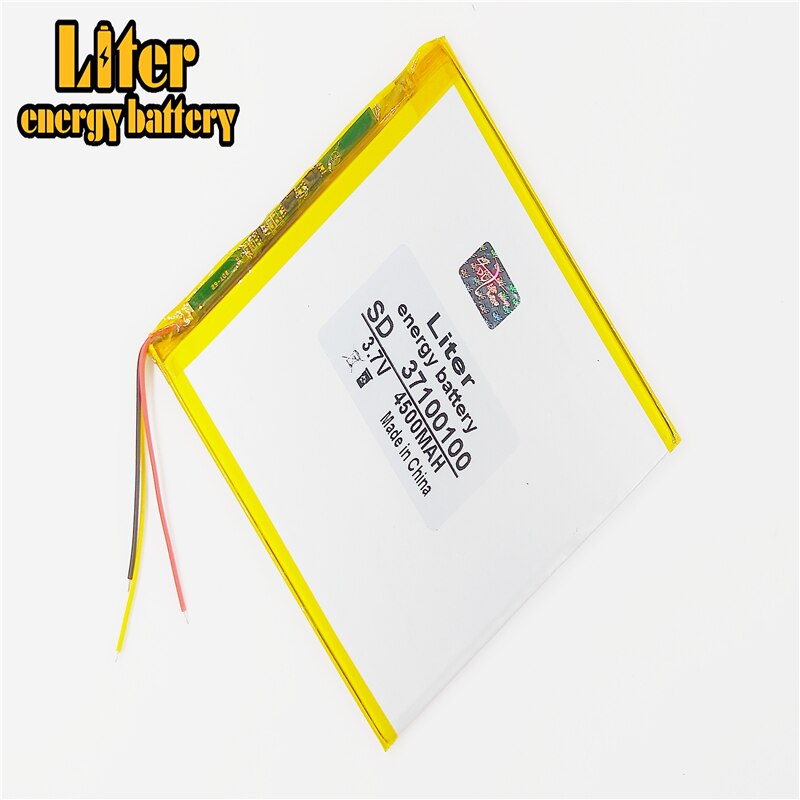 3 linha 37100100 3.7V 4500MAH bateria Li-ion para tablet pc 7 Universal polegada polegada polegada 10 9 8 polegada