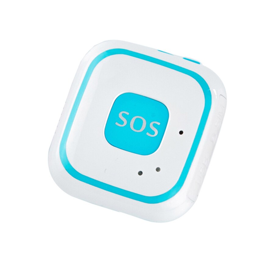 GPS Elderly Senior SOS Button Emergency Alarm Fall Alarm Real-Time Tracking Two Way Talking Geo-Fence Elderly Care: Blue