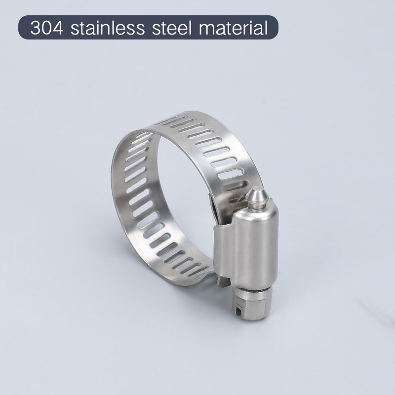 Adjustable Pipe Clamps 304 Stainless Steel for Water Pipe Plumbing Dryer Vent Hose Clamps 5PCS/lot