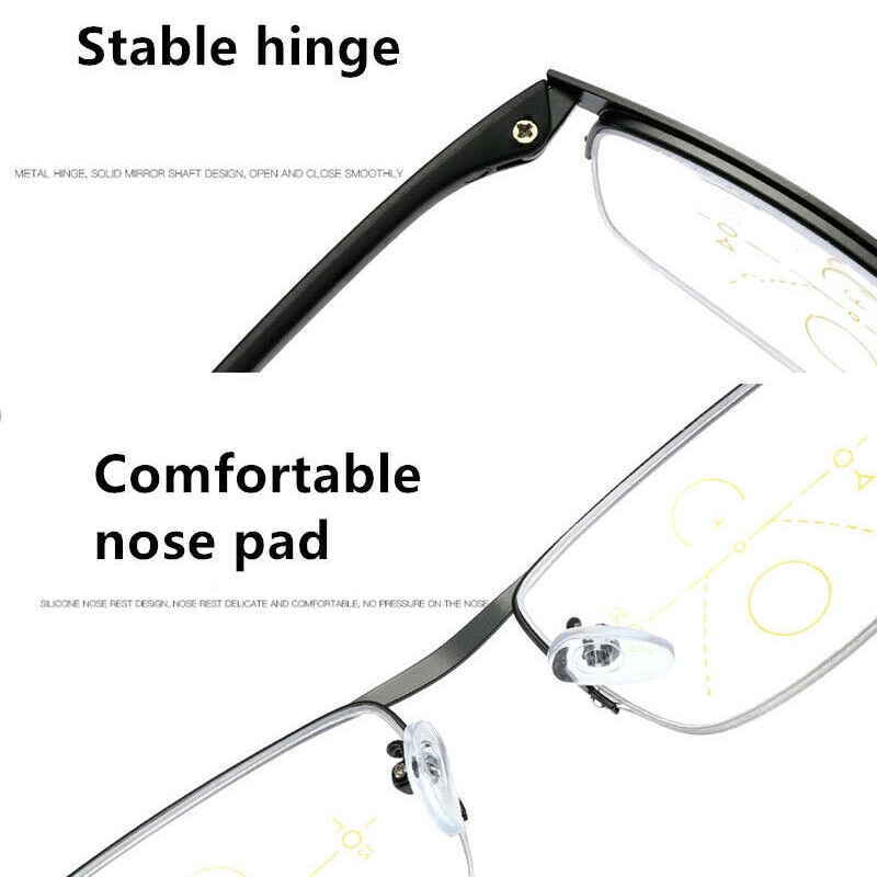 German Intelligent Color Progressive Auto Focus Reading Glasses See More Clearly Women Men LL@17