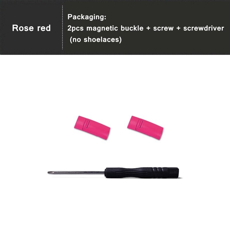 24 couleurs lacet boucle métal verrouillage lacets magnétique boucle accessoires métal dentelle serrure bricolage Sneaker Kits métal dentelle boucle