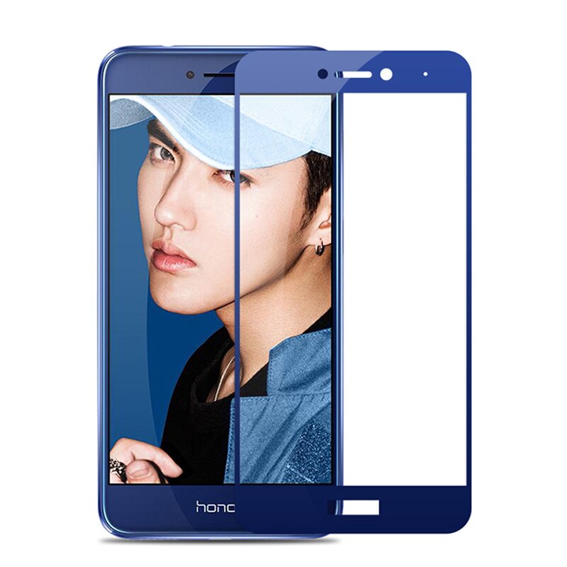 Protective glass on for huawei honor 8 lite light tempered glass screen protect cover honor 8 pro 8c 8x 8 x c safety glas honor8