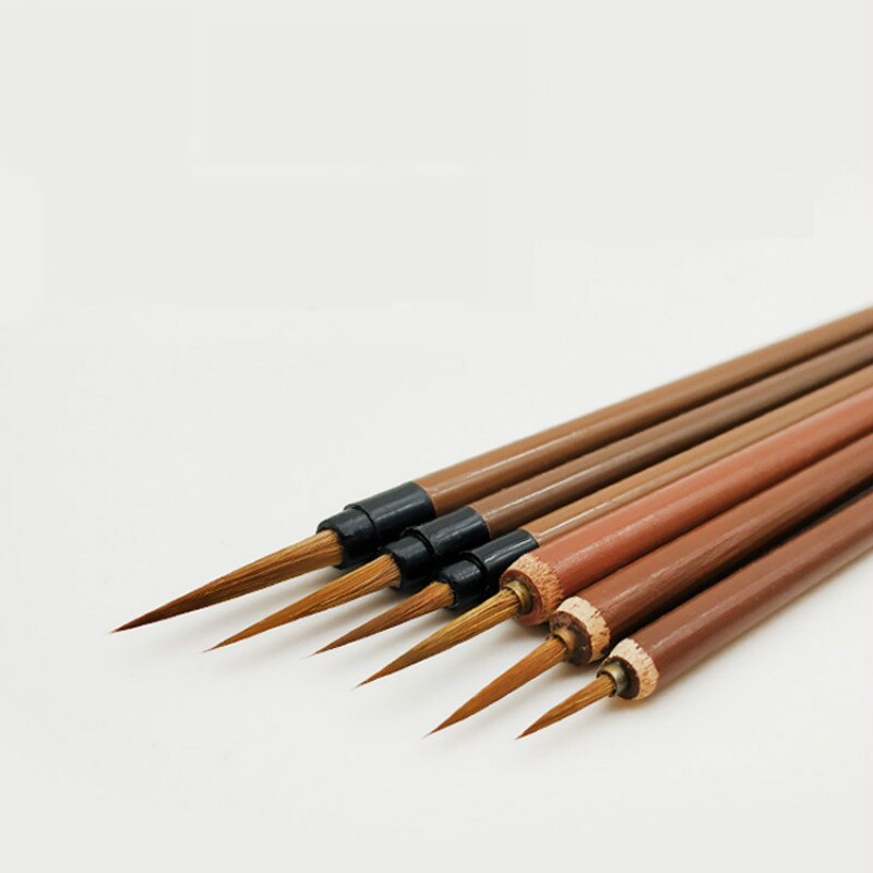 10-delige Chinese Kalligrafie Penselenset - Premium Aquarel Penselen Voor Kanji Schilderen Tekenen Met Penseelhouder