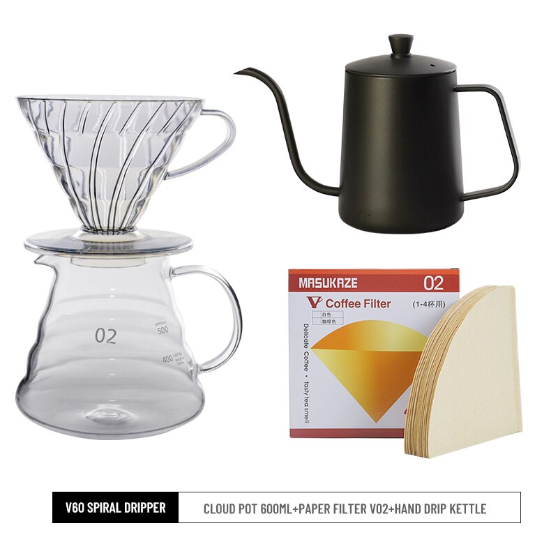 V60 Hand Punch Coffee Cup Resin V60 Drip Coffee Funnel Portable Coffee Appliance Hand Punch Coffee Kitchen For Dining: NO4