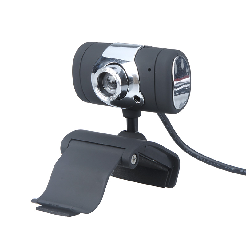 USB 2.0 50.0 M HD Webcam Camera Webcam met Microfoon MICROFOON voor Desktop Laptop Black 360 Graden Webcam USB2.0 voor Skype Computer
