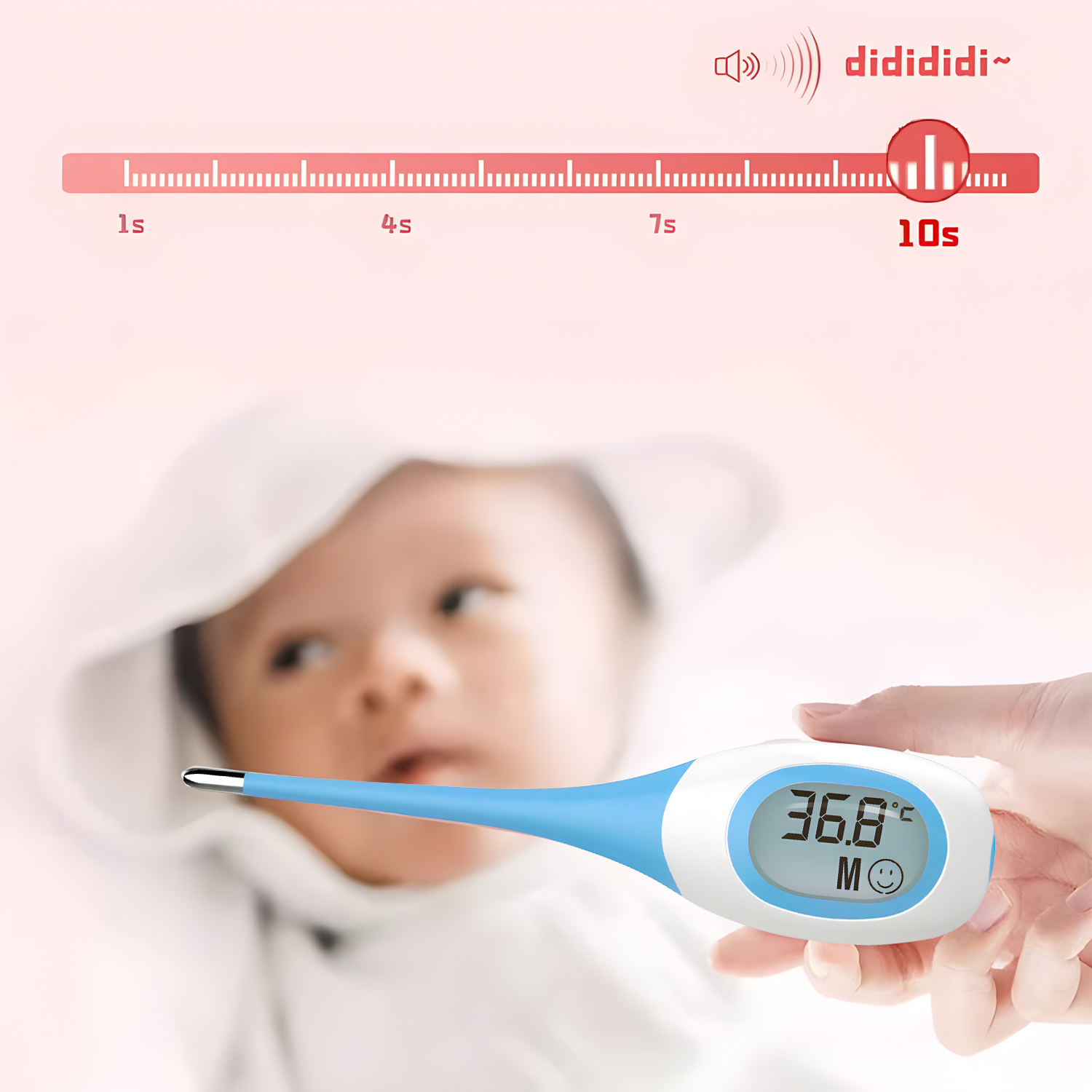 Electronic Soft-head Thermometer Household Human Armpit Digital Thermometer Children Digital Fast Effective Thermometer