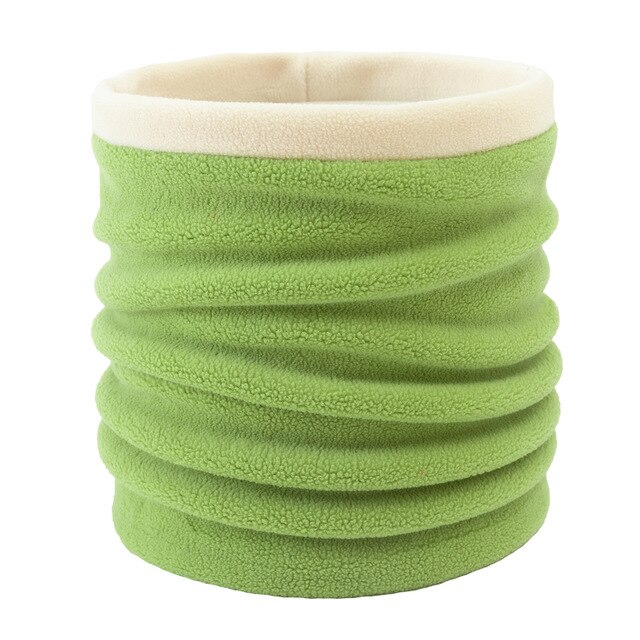 Nieuwkomers Volwassen Sjaal Ring Mannen Vrouwen Winter Warm Polar Fleece Uitlaten Sjaals Unisex Outdoor Ring Hals Kraag Sjaal Mannen 'S: Fluorescerend Groen