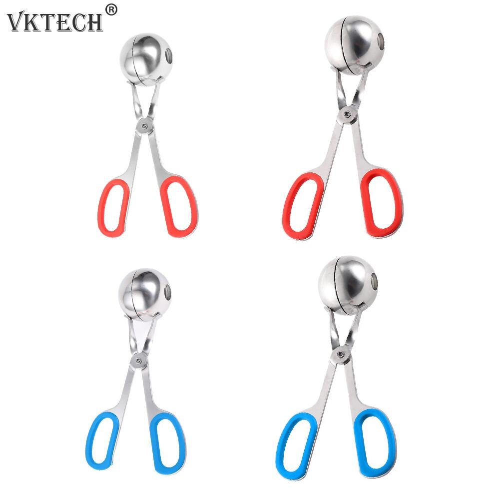Stainless Steel Meatball Maker Food Clip Stuffing Non-stick Fish Rice Meatball Machine Cooking Tool Kitchen Accessories