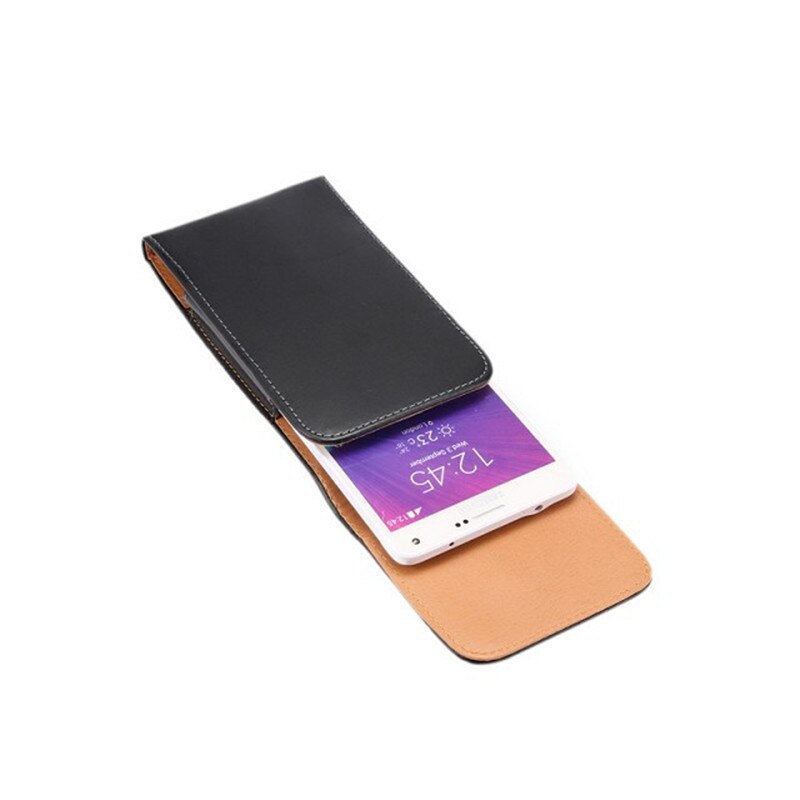 Funda portadora de teléfono de cuero para Vivo Y93 Y95 Y81i Y91i Y91c Y55s Y55L Y93S Y83 Pro X6 funda para cinturón con Clip