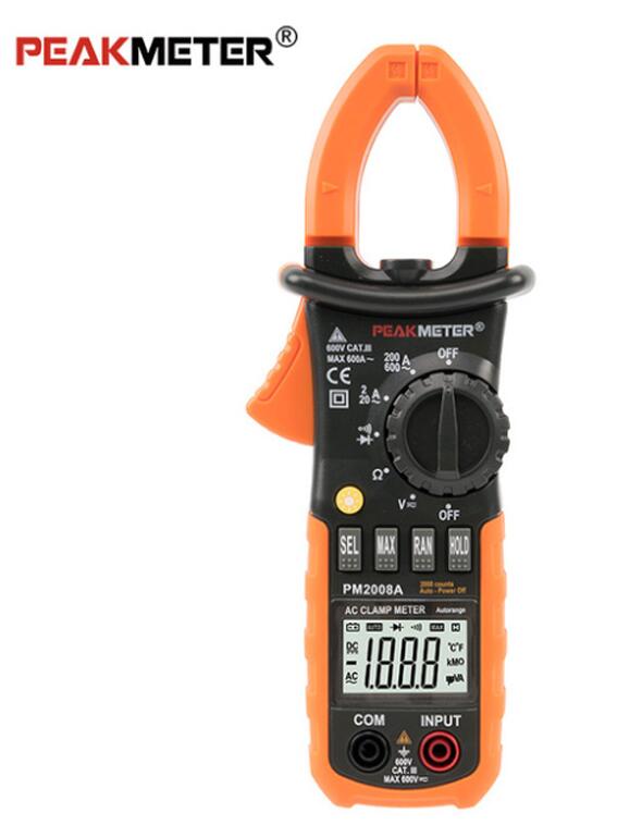 Tachimetro Digitale PEAKMETER PM6208A - Misuratore Di Giri Motore Da 50 A 19999 RPM