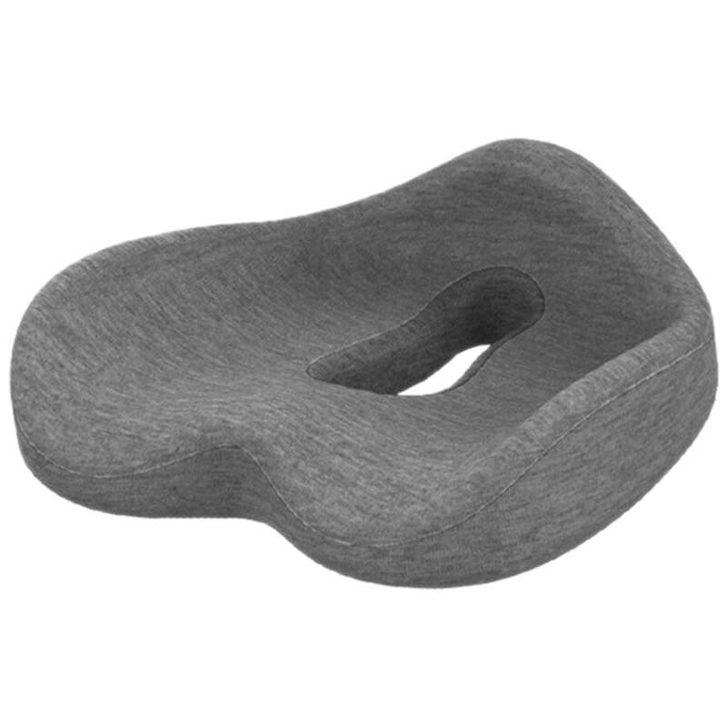 Stoel Kussen Comfort Memory Foam Seat Orthopedisch Kussen Voor Onderrug Stuitje En Ischias Pijn: Dark Gray