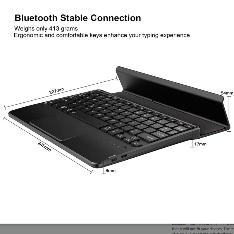 TouchPad Keyboard Bluetooth Backlight For Teclast M16 X4 X6 Pro X6 Plus Tablet pc