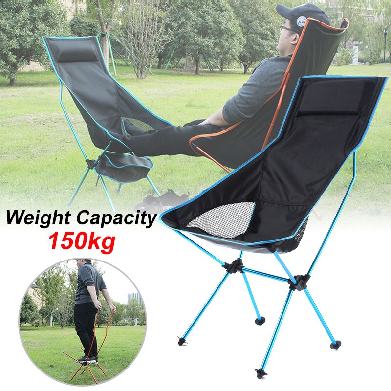 Outdoor Camping Stoel Oxford Doek Draagbare Vouwen Verlenging Camping Ultra Licht Reizen Vissen Picknick Barbecue Strand Stoel