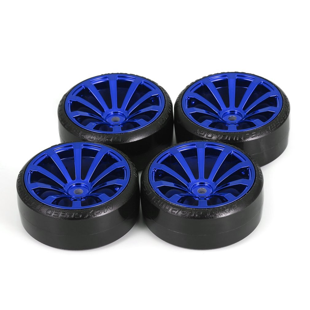 4 Stks/set 1:10 Rc Drift Auto Banden Hard Tyre Wheel Voor Traxxas Hsp Tamiya Hpi Kyosho On-Road Drifting cas Rc Voertuig Deel