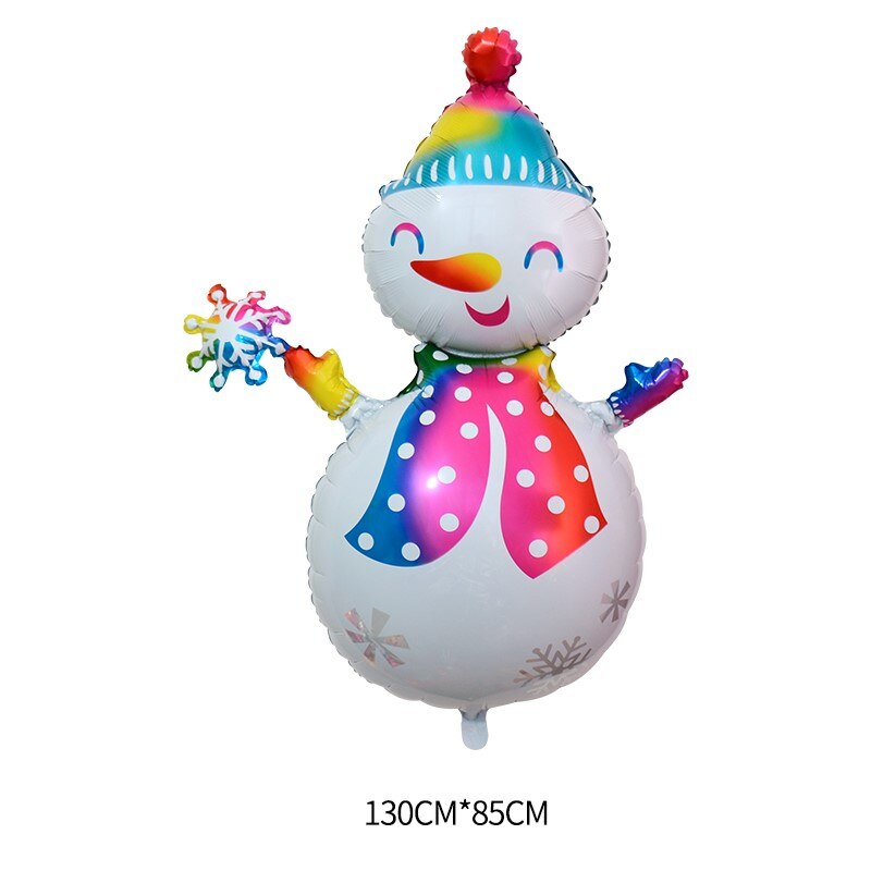 God jul ballonger jultomten snögubbe träd år jul ballonger fest dekoration ballonger: Snögubbe