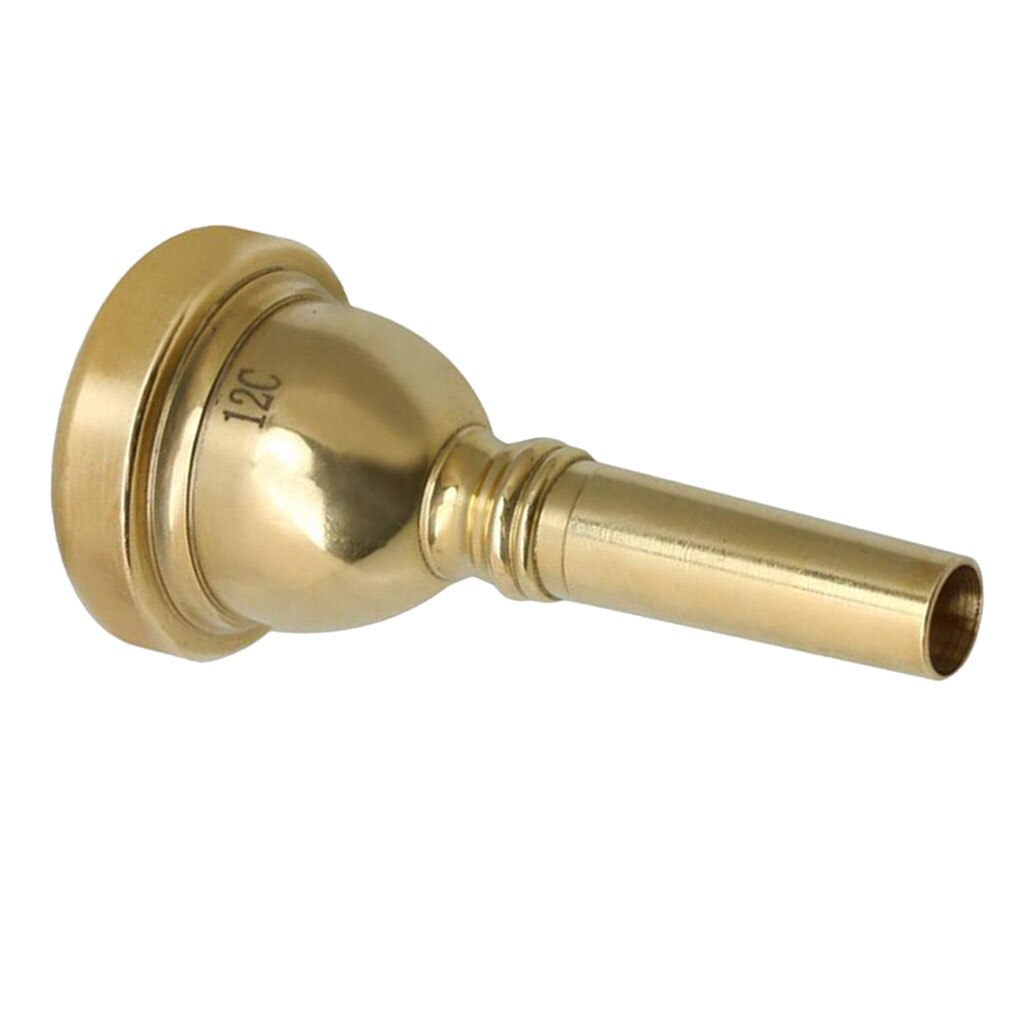 Hoogwaardige Alto Trombone Mondstuk Kleine Schacht Goud Voor Trombone Onderdelen Toebehoren