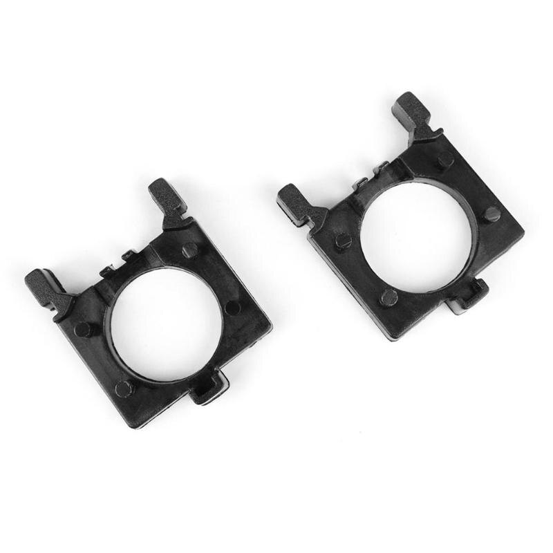 1 par  h7 led bil forlygter adapter pære base adaptere fatningsholdere til ford focus  mk2 mondeo  mk4 auto forlygte mount stand