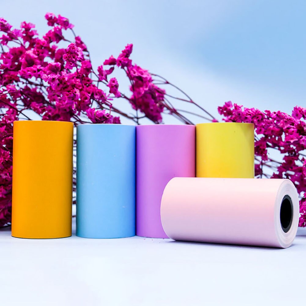 4 Rolls Thermal Paper Roll 57*30mm Clear Printing For Pocket Thermal Printer For Mini Photo Printer Picture Travel Office Items