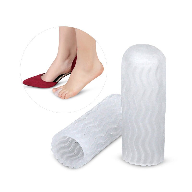 Sequstep Silicone Gel Toe Tube Little Toe Corns Blisters Protector Eases Callus Pain Hammer Toes Corrector Foot Care Tool