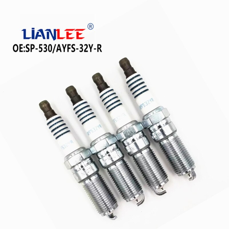 4Pcs/lot SPARK PLUGS For FORD MOTORCRAFT SP-530 SP530 AYFS32YR AYFS-32Y-R