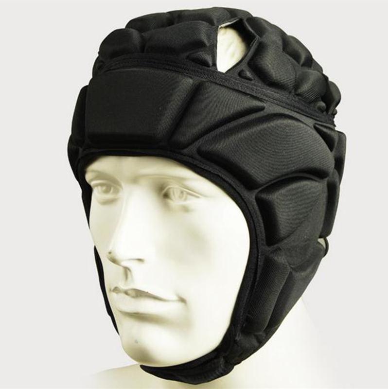 casque de gardien de but casques de Football Lax tendus réglables gardien de but de Football protecteur de sécurité outils de protection de la tête: Black / XL