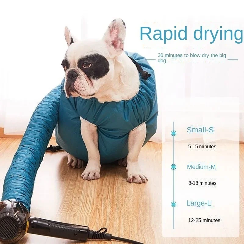 Pet Drying Bag Folding Dog Hair Dryer Box Blow Bag Portable Pet Grooming Dry Bag Dog Blowing Cat Bathing Pet Hair Drying Clothes