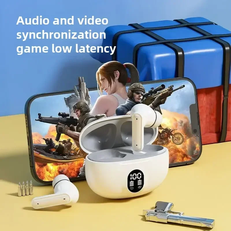 Headset 895B TWS Wireless Headphones Game Bluetooth Headphones with Microphone Noise Reduction High Fidelity Bass Earphones