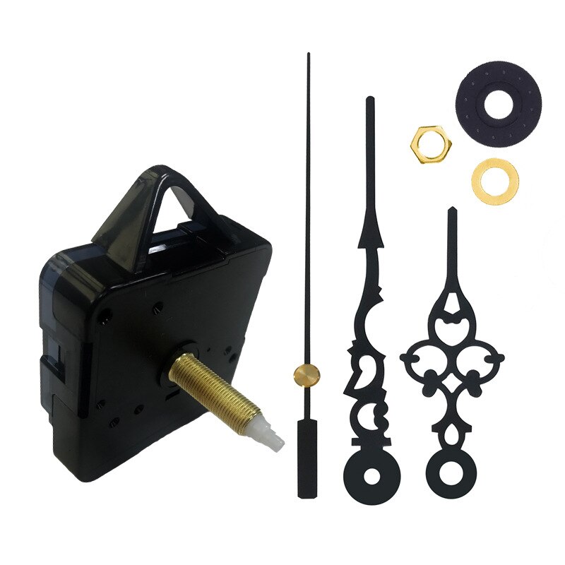 Quartz DIY Wall Clock Movement Motor Mechanism Kit Replacement Movement Black DIY Handmade for Home Clock