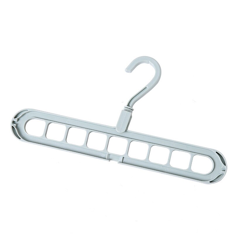 Cintre pour gain de place 3D 1 pièce | Porte-vêtements magique rose/vert avec crochet, placard organisateur armoire moderne pour la maison, support de rangement pour vêtements: green