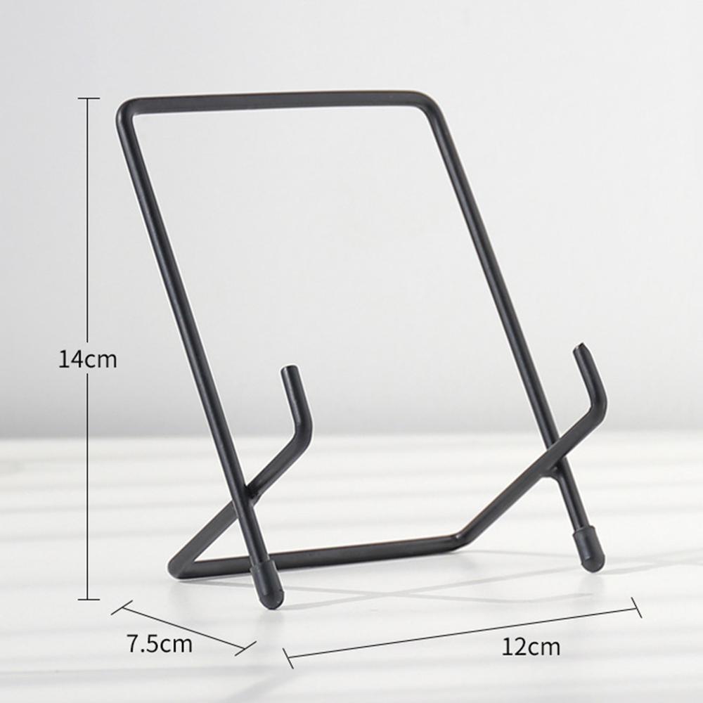 Zware Ijzeren Display Schildersezel Holder Draad Display Stand Kom Plaat Fotolijst Boek Kunstwerk Beugel Metalen Display Rack