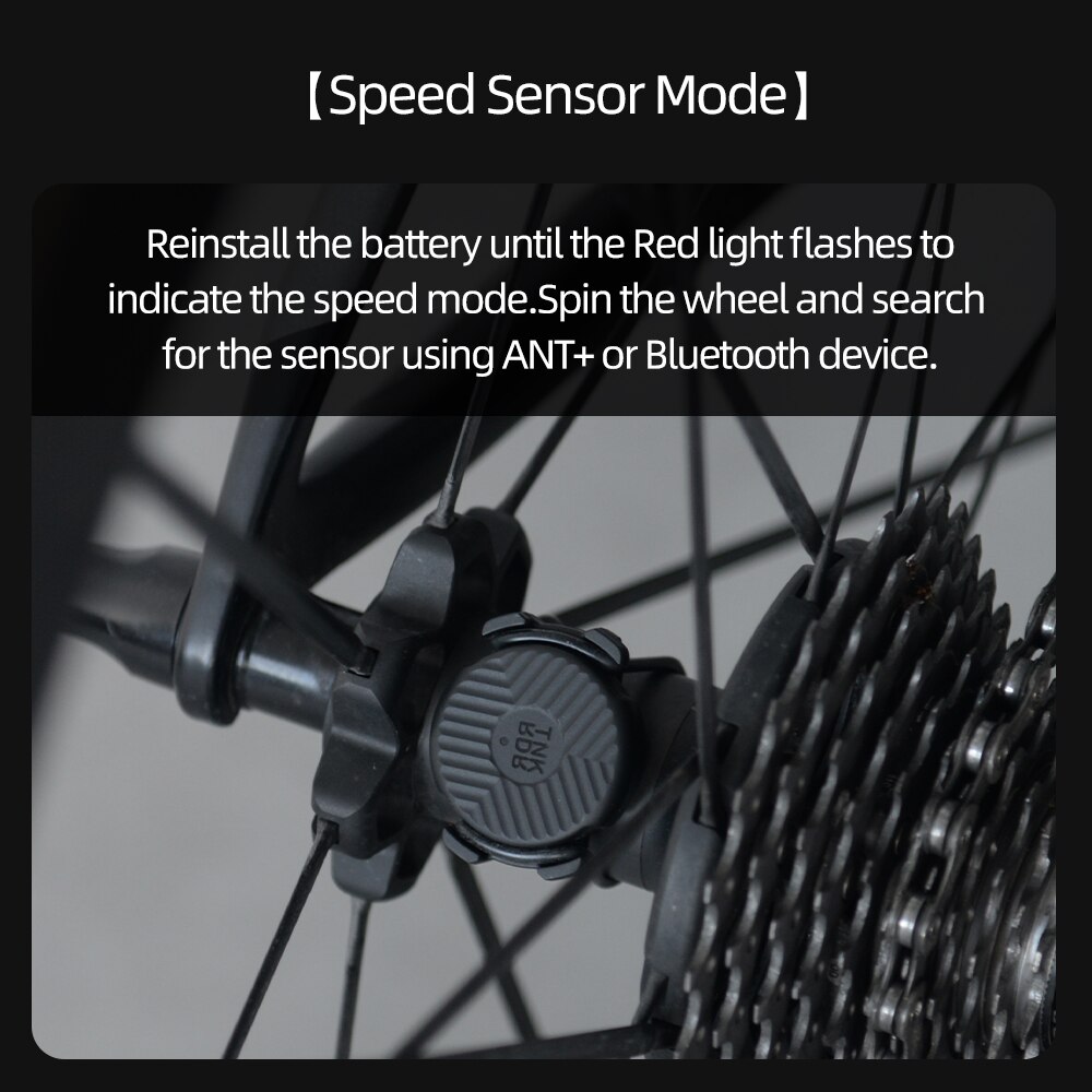ThinkRider C5 Speed Cadence Sensor ANT+ BLE Computer Speedmeter for Garmin iGPSPORT Bryton Dual Sensor Bike Computer