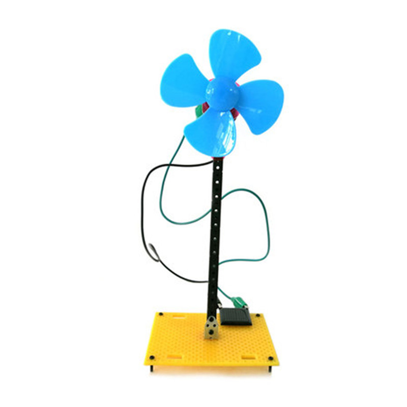 Solar Powered Desktop Model-Solar Powered Windmills Wind Turbine for Kids Education Model Electronic Farm Windmill Toys So