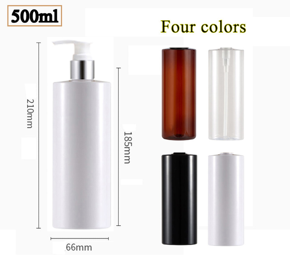 Navulbare Douche Shampoo Conditioner Fles Dispenser 500Ml Badkamer Lotion Lege Fles Plastic Container Boerderij Decor