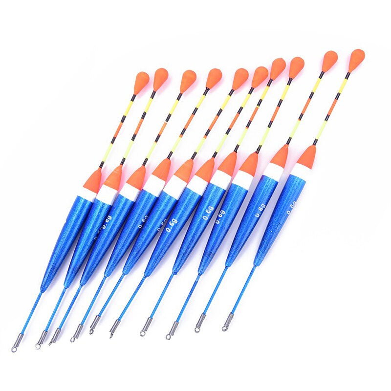 10Pcs/Lot Fishing Floats Set Buoy Bobber Fishing Light Stick Floats Fluctuate float buoy For Fishing Accessories