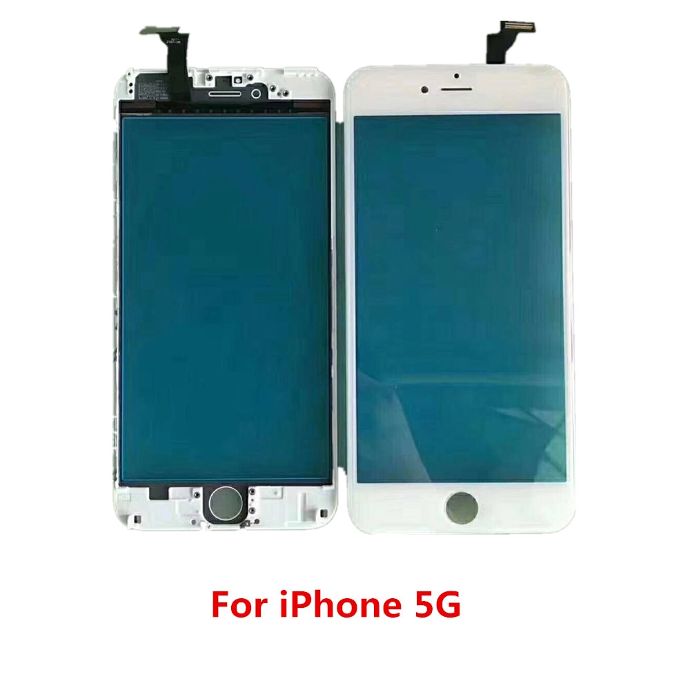 Touch Screen Digitizer + Frame For iPhone 6 6S 6P 5S 5C 5G 7G 7P Plus Touchscreen Front Touch Panel Glass Lens Phone Accessories