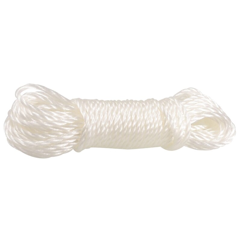 Hilo de nailon trenzado, tendedero exterior, línea de ropa, 10M de longitud
