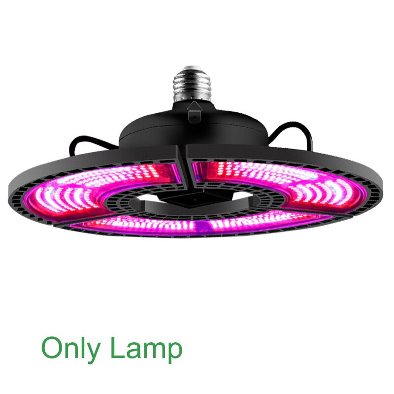 LED Grow Light AC86-265V E27 80W 500W 600W Full Spectrum Growth Light Indoor Phyto Lamp For Plants Flowers Grow Box: 288LEDs