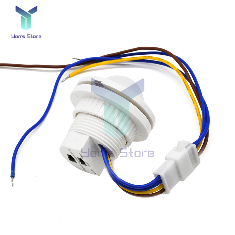 Mini Embedded Human Infrared Smart Sensor Switch Adjustable Delay Infrared Motion Detection Automatic Sensor Light Switch