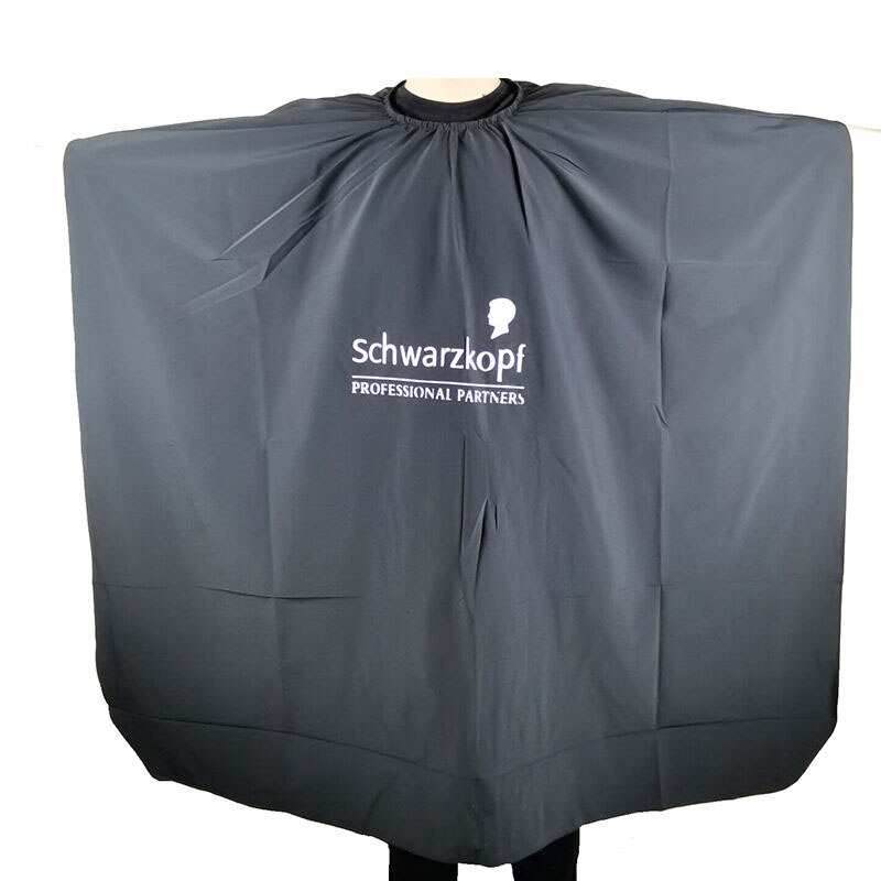 Paño para peluquería, capa para cortar el pelo, impermeable, peluquería: Product 1-black