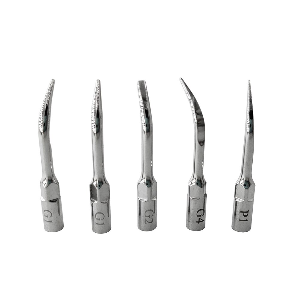 5 pcs x GD1/ GD2 /GD3/ GD4/ PD1/PD3 Dental Scaler Tips for Satelec DTE NS* Ultrasonic Scaler Handpiece