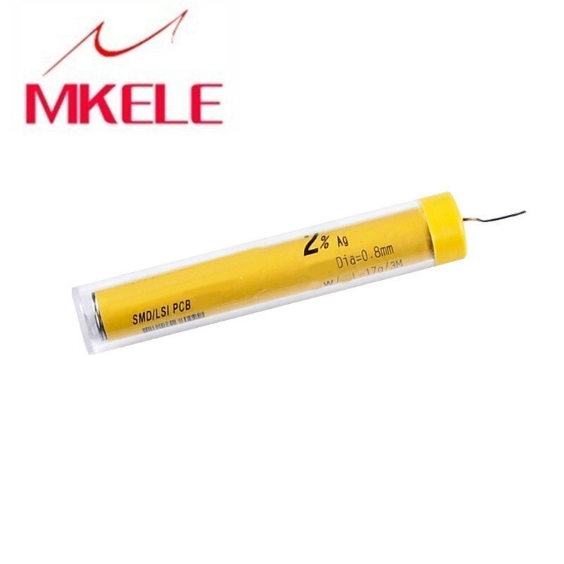 Loddetin bly elektrisk lodning 9 s 002 sølv tin pen (med 2%  sølv) loddetråd til smd pcb reparationsarbejde