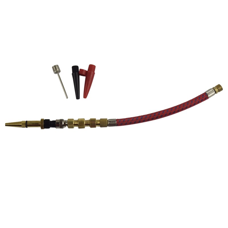 12Pcs/Set Airbed Pump Hose Adapter Nozzle Valve Air Hose Inflating Needles Bike Pump Inflator Connector Bike Tools