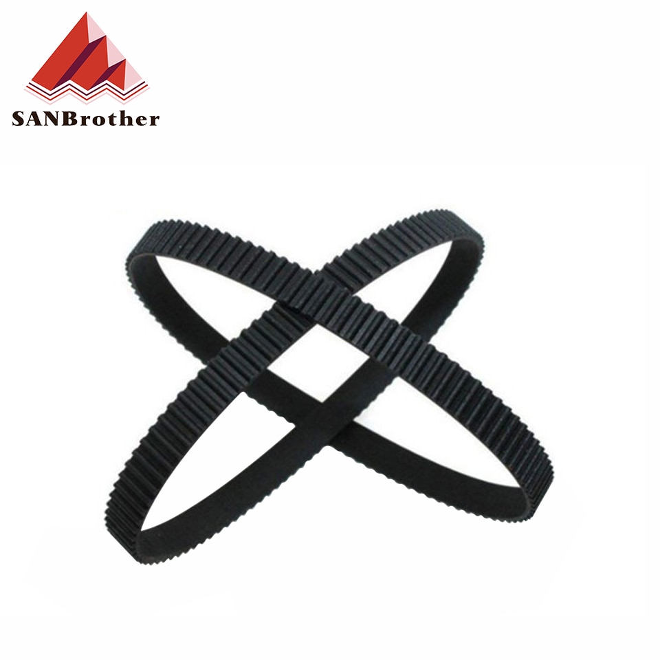 PJinloog-Timing riem 3D Printer Riem, GT2 Gesloten Loop Rubber 2GT